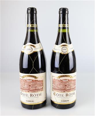 1990 Côte-Rôtie AOC La Mouline, E. Guigal, Rhône, 99 Parker-Punkte, 2 Flaschen - Vini e spiriti