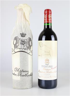 1993 Château Mouton Rothschild, Bordeaux, 90 CellarTracker-Punkte, 2 Flaschen - Vini e spiriti