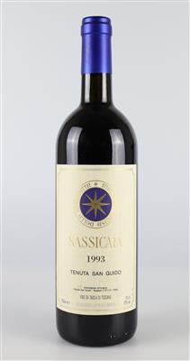 1993 Sassicaia, Tenuta San Guido, Toskana, 91 CellarTracker-Punkte - Wines and Spirits