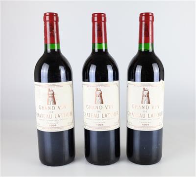 1994 Château Latour, Bordeaux, 93 CellarTracker-Punkte, 3 Flaschen - Víno a lihoviny