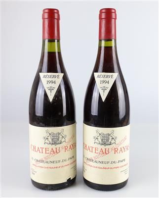 1994 Châteauneuf-du-Pape AOC Réservé, Château Rayas, Rhône, 93 CellarTracker-Punkte, 2 Flaschen - Wines and Spirits