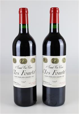 1995 Château Clos Fourtet, Bordeaux, 88 CellarTracker-Punkte, 2 Flaschen - Víno a lihoviny
