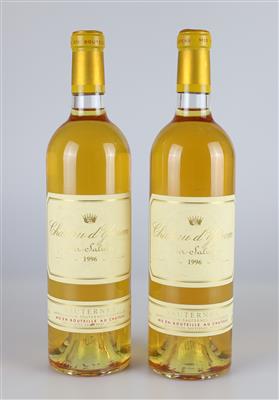 1996 Château d'Yquem, Bordeaux, 95 Parker-Punkte, 2 Flaschen - Víno a lihoviny
