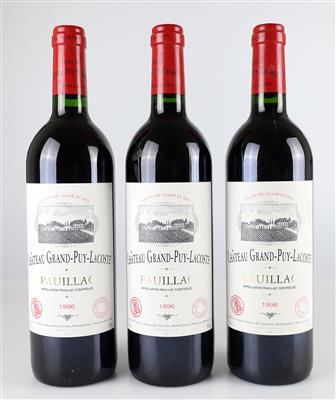 1996 Château Grand-Puy-Lacoste, Bordeaux, 93 CellarTracker-Punkte, 3 Flaschen - Die große Oster-Weinauktion powered by Falstaff