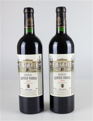 1998 Château Léoville Barton, Bordeaux, 91 CellarTracker-Punkte, 2 Flaschen - Víno a lihoviny