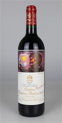 1998 Château Mouton Rothschild, Bordeaux, 97 Parker-Punkte - Víno a lihoviny