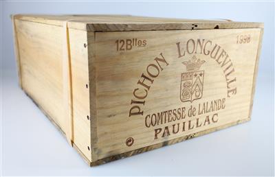 1998 Château Pichon Longueville Comtesse de Lalande, Bordeaux, 92 CellarTracker-Punkte, 12 Flaschen, in OHK - Víno a lihoviny