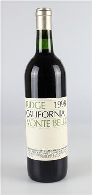 1998 Monte Bello, Ridge Vineyards, Kalifornien, 90 CellarTracker-Punkte - Die große Oster-Weinauktion powered by Falstaff