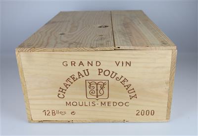 2000 Château Poujeaux, Bordeaux, 90 Wine Spectator-Punkte, 12 Flaschen, in OHK - Wines and Spirits