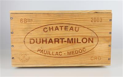 2003 Château Duhart-Milon, Bordeaux, 92 Wine Spectator-Punkte, 6 Flaschen in OHK - Die große Oster-Weinauktion powered by Falstaff