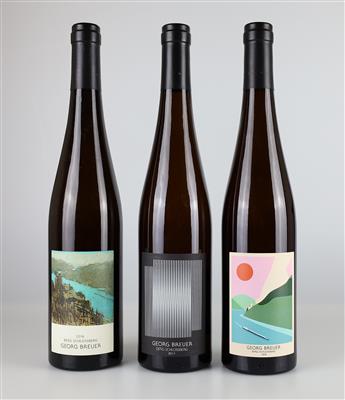 2016, 2017, 2018 Riesling Schlossberg, Weingut Georg Breuer, Hessen, 93–95 Parker-Punkte, 3 Flaschen - Vini e spiriti