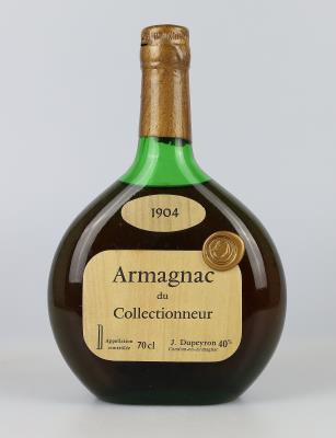 1904 Armagnac du Collectionneur AOC, J. Dupeyron, Frankreich, in OHK - Víno a lihoviny