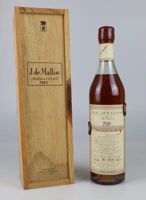 1969 Bas Armagnac AOC Piquepoult Folle Blanche, J. de Malliac - Château de Malliac, Frankreich, OHK - Die große Herbst-Weinauktion powered by Falstaff