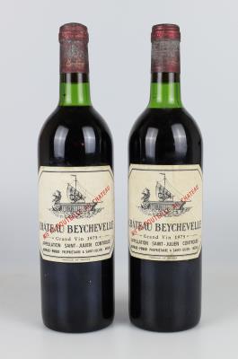 1975 Château Beychevelle, Bordeaux, 91 Cellar Tracker-Punkte, 2 Flaschen - Vini e spiriti