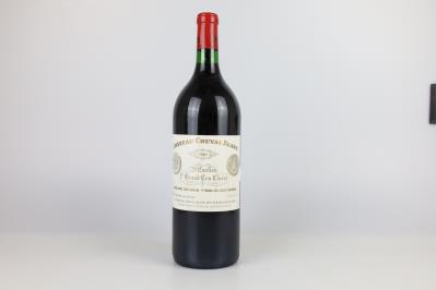 1983 Château Cheval Blanc, Bordeaux, 94 Cellar Tracker-Punkte, Magnum - Die große Herbst-Weinauktion powered by Falstaff