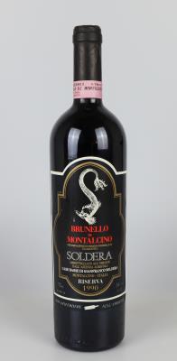 1990 Brunello di Montalcino Riserva DOCG Soldera, Case Basse Gianfranco Soldera, Toskana, 98 Parker-Punkte - Víno a lihoviny