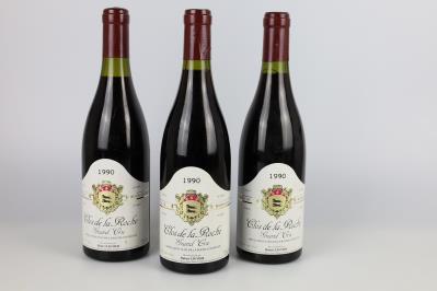 1990 Clos de la Roche Grand Cru AOC, Domaine Hubert Lignier, Burgund, 95 Parker-Punkte, 3 Flaschen - Wines and Spirits