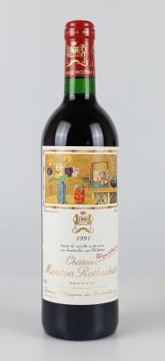 1991 Château Mouton Rothschild, Bordeaux, 90 Cellar Tracker-Punkte - Víno a lihoviny