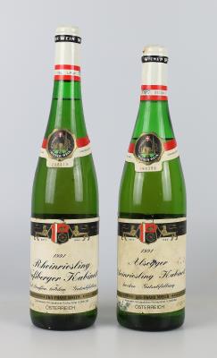 1991 Rheinriesling Nußberger Kabinett Ried Preußen und Ried Alsegg, Weingut Ing. Franz Mayer, Wien, 2 Flaschen - Víno a lihoviny