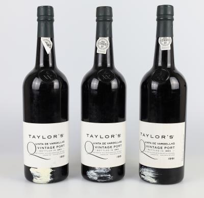1991 Taylor’s Quinta de Vargellas Port DOC, Portugal, 93 Falstaff-Punkte, 3 Flaschen - Vini e spiriti