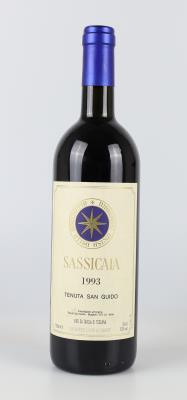 1993 Sassicaia, Tenuta San Guido, Toskana, 91 Cellar-Tracker-Punkte - Die große Herbst-Weinauktion powered by Falstaff