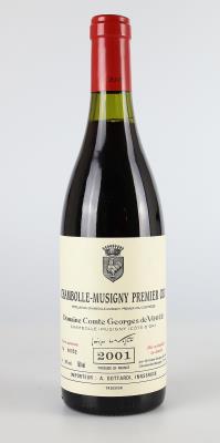 2001 Chambolle-Musigny AOC, Domaine Comte Georges de Vogüe, Burgund, 91 Cellar Tracker-Punkte - Wines and Spirits