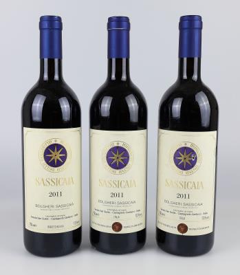 2011 Sassicaia Bolgheri DOC, Tenuta San Guido, Toskana, 96 Falstaff-Punkte, 3 Flaschen - Víno a lihoviny