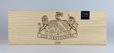 2018 Château Cos d'Estournel, Bordeaux, 100 Falstaff-Punkte, Doppelmagnum in OHK - Wines and Spirits