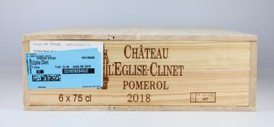 2018 Château L'Eglise-Clinet, Bordeaux, 98 Parker-Punkte, 6 Flaschen, in OHK - Die große Herbst-Weinauktion powered by Falstaff