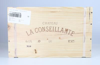2018 Château La Conseillante, Bordeaux, 98 Parker-Punkte, 6 Flaschen Magnum in OHK - Wines and Spirits