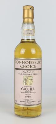 Connoisseurs Choice Caol Ila Single Malt Scotch Whisky, 1988 destilliert, Gordon & MacPhail, Schottland - Vini e spiriti
