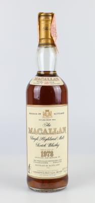 The Macallan 18 Year Old Single Highland Malt Scotch Whisky, 1978 destilliert, Schottland - Vini e spiriti