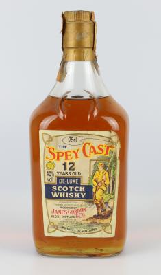 The Spey Cast 12 Year Old De-Luxe Blended Scotch Whisky, James Gordon & Co., Schottland - Víno a lihoviny