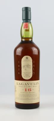 16 Year Old Single Islay Malt Scotch Whisky, Lagavulin, Schottland, Literflasche - Vini e spiriti