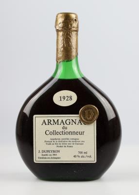 1928 Armagnac du Collectionneur AOC, J. Dupeyron, Frankreich, 0,7 l, in OHK - Vini e spiriti
