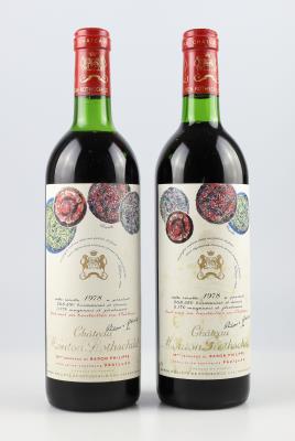 1978 Château Mouton Rothschild, Bordeaux, 92 Cellar Tracker-Punkte, 2 Flaschen - Vini e spiriti