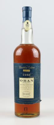 1980 West Highland Single Malt Scotch Whisky Distillers Edition Double Matured, Oban, Schottland, 0,7 l, in OVP - Die große Oster-Weinauktion powered by Falstaff