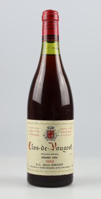 1982 Clos de Vougeot Grand Cru AOC, Domaine Jean Grivot, Burgund, 90 Cellar Tracker-Punkte - Vini e spiriti