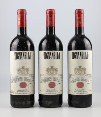 1983 Tignanello Toscana IGT, Marchesi Antinori, Toskana, 92 Cellar Tracker-Punkte, 3 Flaschen - Víno a lihoviny