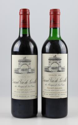 1986, 1996 Château Léoville Las Cases, Bordeaux, 100 Falstaff-Punkte und 98 Parker-Punkte, 2 Flaschen - Víno a lihoviny