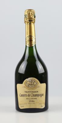 1986 Champagne Taittinger Comtes de Champagne Millésime Blanc de Blancs Brut AOC, Frankreich, in OVP - Vini e spiriti