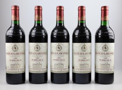 1990 Château Lascombes, Bordeaux, 91 Cellar Tracker-Punkte, 5 Flaschen - Víno a lihoviny