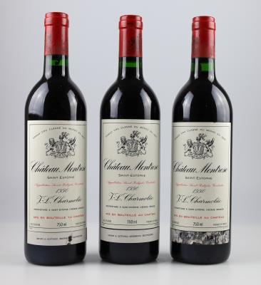 1990 Château Montrose, Bordeaux, 100 Parker und Falstaff-Punkte, 3 Flaschen - Víno a lihoviny