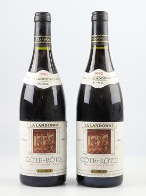 1990 Côte-Rôtie AOC La Landonne, E. Guigal, Rhône, 100 Parker-Punkte, 2 Flaschen - Wines and Spirits powered by Falstaff