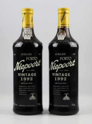 1992 Niepoort Vintage Port DOC, Portugal, 92 Cellar Tracker-Punkte, 0,75 l, 2 Flaschen - Víno a lihoviny