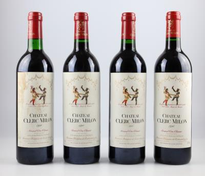 1993, 1994, 1995, 1996 Château Clerc Milon, Bordeaux, 89 Wine Spectator-Punkte, 4 Flaschen - Víno a lihoviny