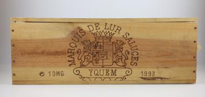 1993 Château d'Yquem, Bordeaux, 91 Cellar Tracker-Punkte, Doppelmagnum in OHK - Víno a lihoviny
