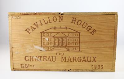 1993 Pavillon Rouge du Château Margaux, Bordeaux, 90 Cellar Tracker-Punkte, 12 Flaschen, in OHK - Vini e spiriti