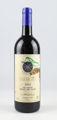 1993 Sassicaia Vino da Tavola, Tenuta San Guido, Toskana, 92 Falstaff-Punkte - Die große Oster-Weinauktion powered by Falstaff