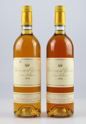 1994 Château d'Yquem, Bordeaux, 91 Cellar Tracker-Punkte, 2 Flaschen - Die große Oster-Weinauktion powered by Falstaff